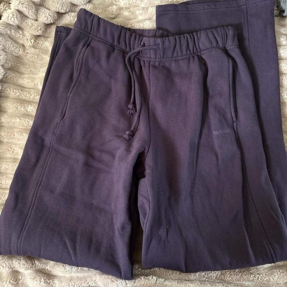Garage Ultrafleece Straight Leg Sweatpants in Perky Plum Purple